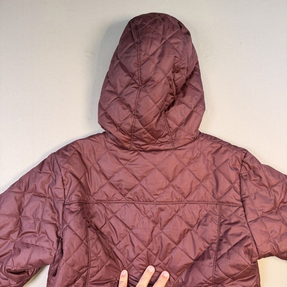 Columbia Women’s Copper Crest II Hooded Jacket X-Large Purple/Maroon - Picture 4 of 14